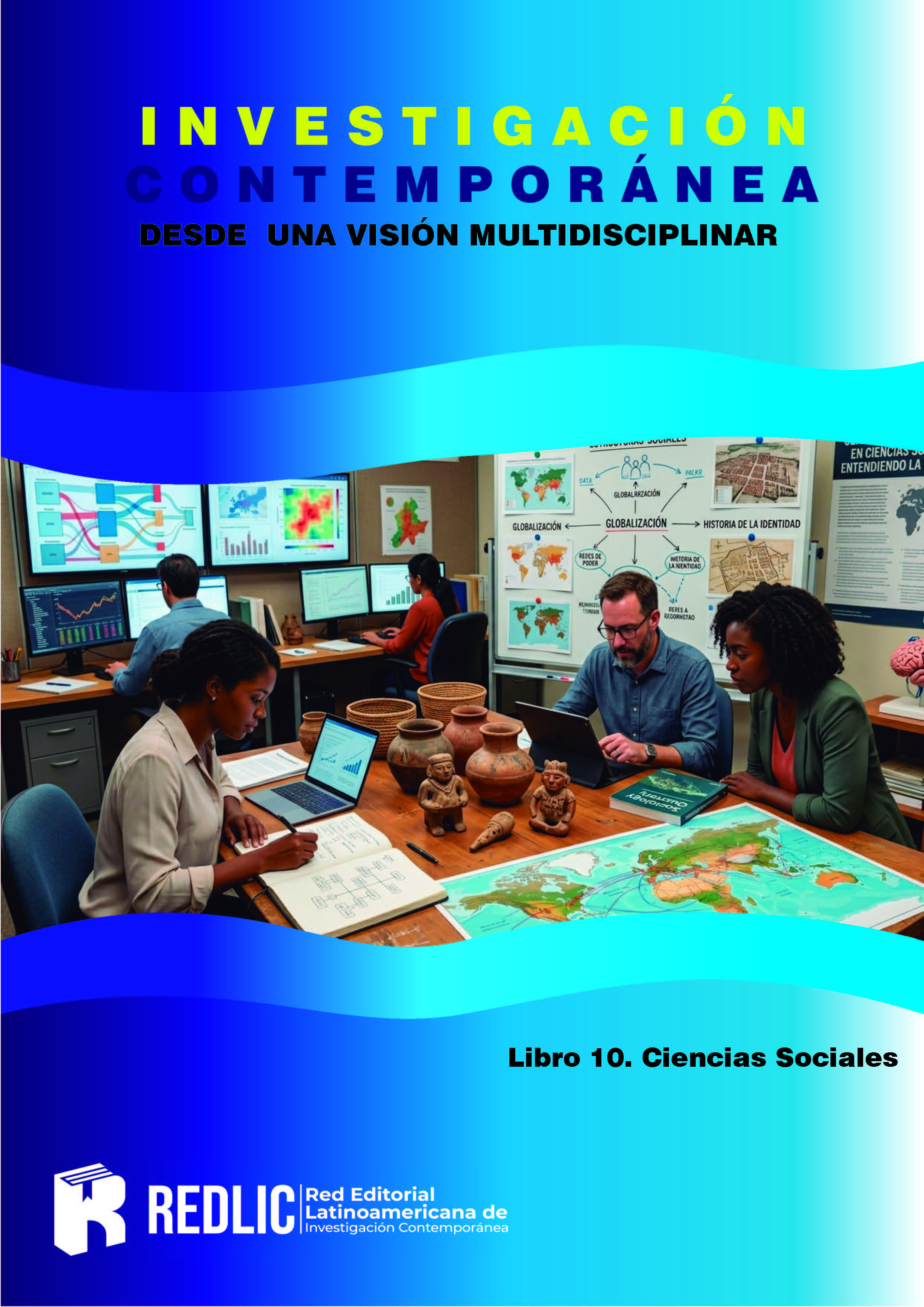 Portada del libro Investigación Contemporánea desde una visión multidisciplinar. Libro 10. Ciencias Sociales